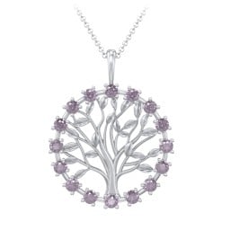 Halo Family Tree Pendant