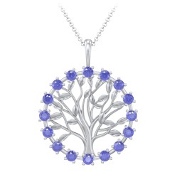 Halo Family Tree Pendant