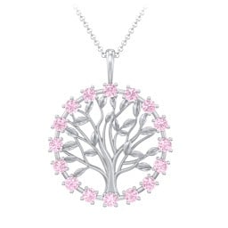 Halo Family Tree Pendant