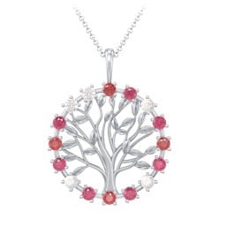 Halo Family Tree Pendant