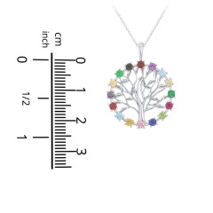 Halo Family Tree Pendant