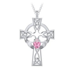 Claddagh Celtic Cross Pendant