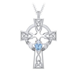 Claddagh Celtic Cross Pendant