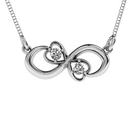 Two Hearts Infinity Pendant