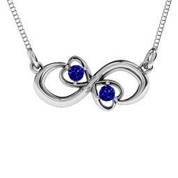 Two Hearts Infinity Pendant