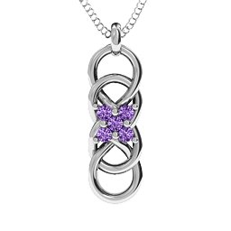 Sisters Interlocked Infinity Pendant
