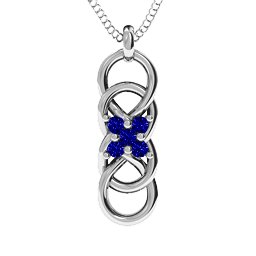 Sisters Interlocked Infinity Pendant