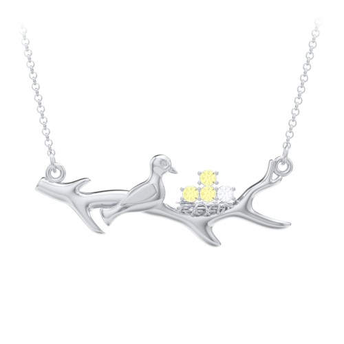 Mother's Nest with 1-5 Stones Pendant