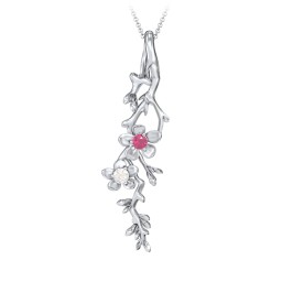 Cherry Blossoms in Bloom Branch Pendant