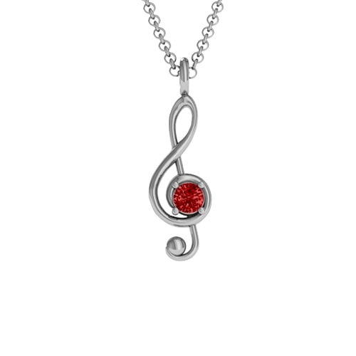 Treble Clef Pendant