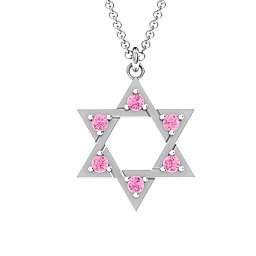 Star of David with Stones Pendant