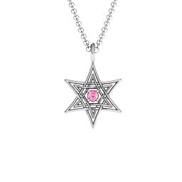 Modern Star of David Pendant