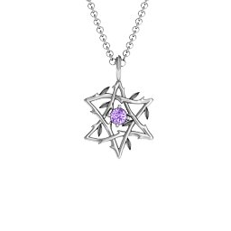 Olive Branch Star of David Pendant
