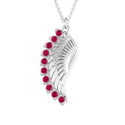 Wing Pendant with Stones