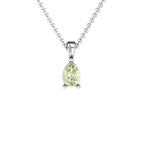 Elegant Pear Stone Pendant