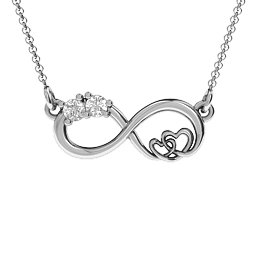 Double the Love Infinity Pendant