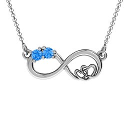 Double the Love Infinity Pendant