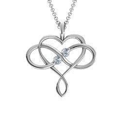 Soul Mates Infinity Birthstone Pendant