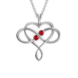Soul Mates Infinity Birthstone Pendant