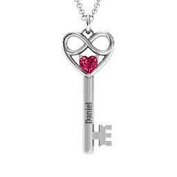 Infinitely in Love Key Pendant