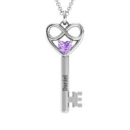 Infinitely in Love Key Pendant
