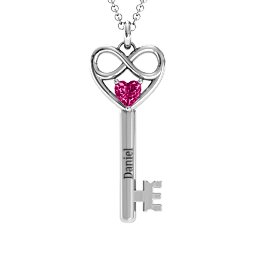 Infinitely in Love Key Pendant