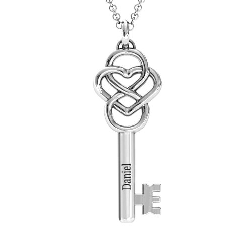 Locked in Love Infinity Key Pendant