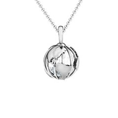 On Top of the World Pendant – Sterling Silver with Cubic Zirconia