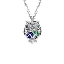 Wise Owl Caged Pendant