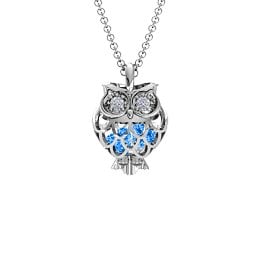 Wise Owl Caged Pendant