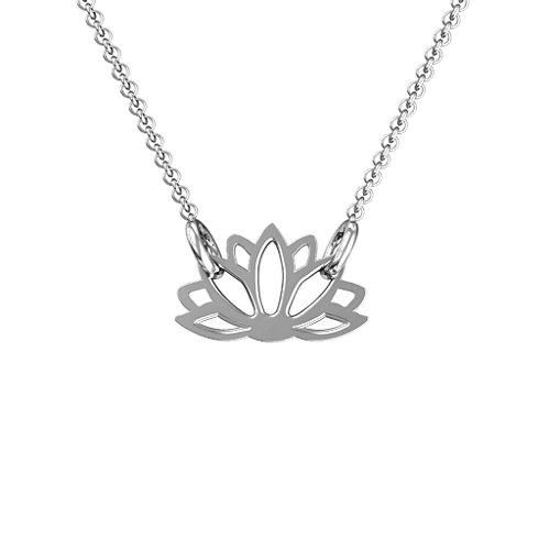 Classic Lotus Pendant – Sterling Silver