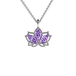 Sparkling Lotus Pendant