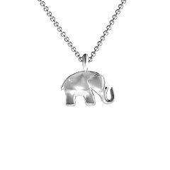 Lucky Elephant Pendant – Sterling Silver