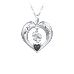 Precious Gift Baby Feet Charm Pendant