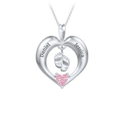 Precious Gift Baby Feet Charm Pendant