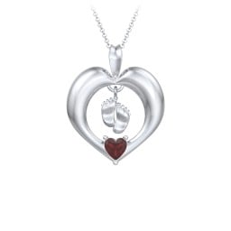Precious Gift Baby Feet Charm Pendant