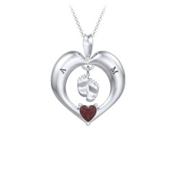 Precious Gift Baby Feet Charm Pendant