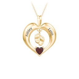 Precious Gift Baby Feet Charm Pendant