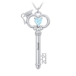 2021 Graduation Key Pendant