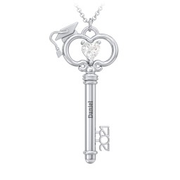 2021 Graduation Key Pendant