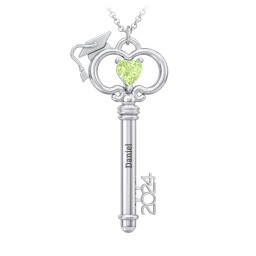 2024 Graduation Key Pendant