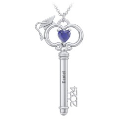 2024 Graduation Key Pendant