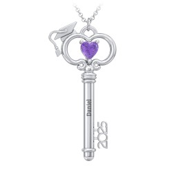 2025 Graduation Key Pendant