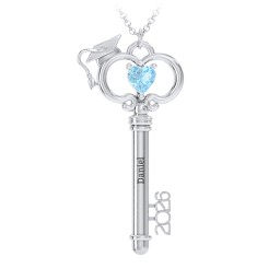 2026 Graduation Key Pendant