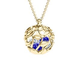 Luscious Leaf Cage Pendant