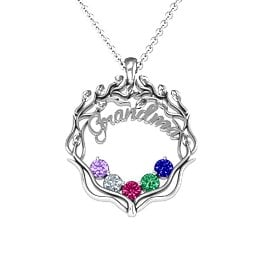 Grandma's Love Family Tree Pendant