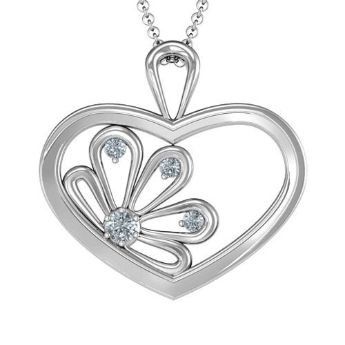 Dreaming Of Daisies Heart Necklace