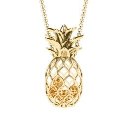 Pineapple Cage Necklace