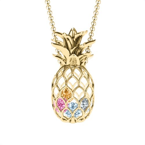 Pineapple Cage Necklace