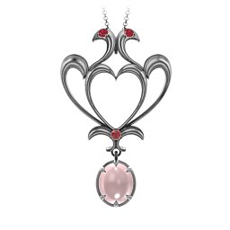 Sparkling Seduction Vintage Inspired Cabochon Charm Pendant